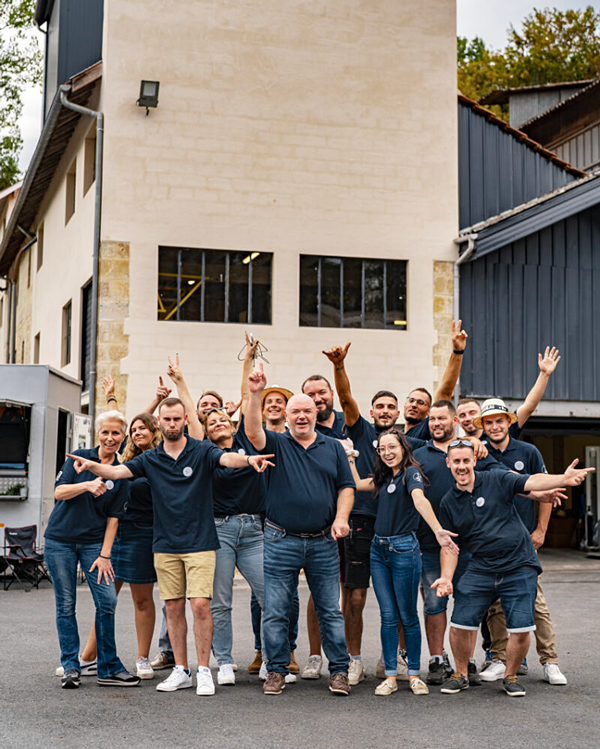 l'équipe du Moulin du Courneau