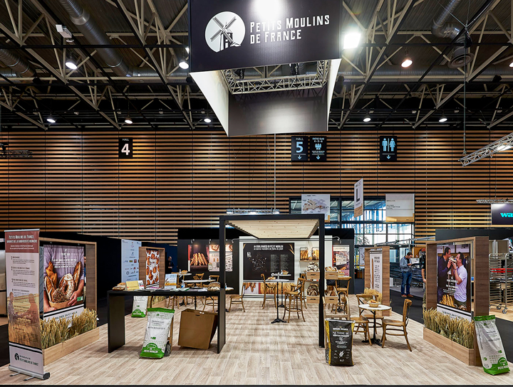 Stand Petits Moulins de France sur le Sirha