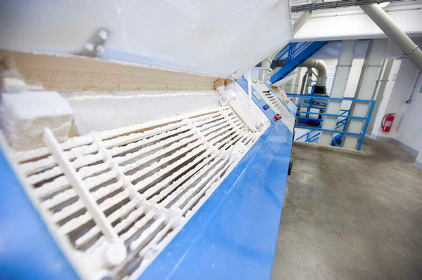 Fabrication de la farine aux Moulins de l'Andelle