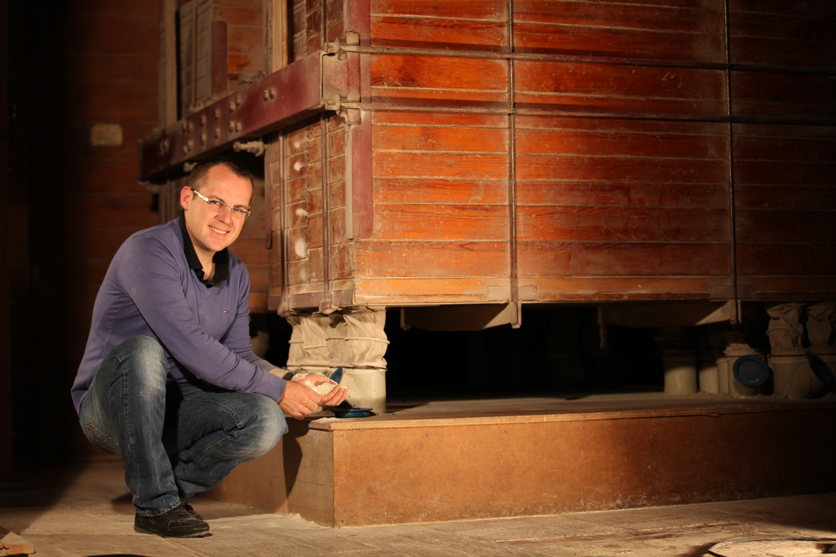 Arnaud Dréan, artisan meunier