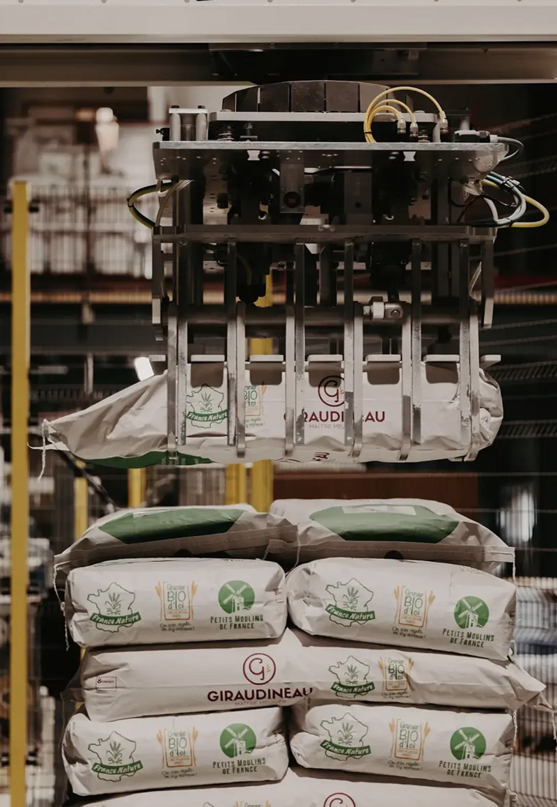 sacherie-Giraudineau ensachage à la Minoterie Giraudineau